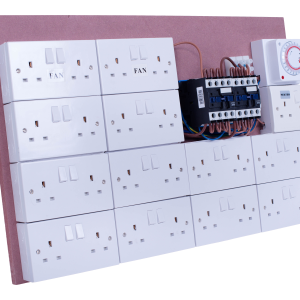 Powerful MDF Lighting Timer Boards (with Fan Sockets) - 20 Way + 4 MDF Lighting Timer Boards