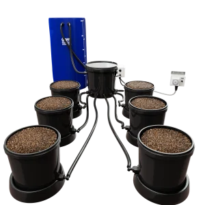 IWS Flood & Drain Standard Remote Punch Pots - 100L FlexiTank - 6 Pot