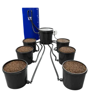 IWS Flood & Drain Standard Punch Pots - 100L FlexiTank - 6 Pot